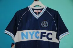 Mitchell & Ness NYCFC Penalty Kick V-Neck Jersey