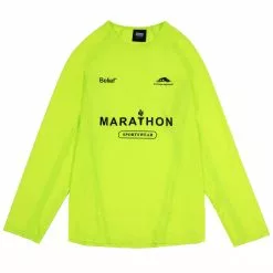 New Arrivals Belief NYC Marathon Mesh Jersey - Safety Yellow