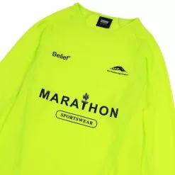 New Arrivals Belief NYC Marathon Mesh Jersey - Safety Yellow