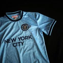 Mitchell & Ness New York City FC Equalizer Short Sleeve Jersey Soccer Jerseys