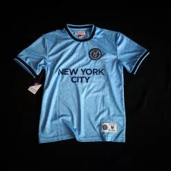 Mitchell & Ness New York City FC Equalizer Short Sleeve Jersey Soccer Jerseys