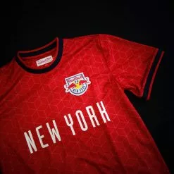 Mitchell & Ness New York Red Bulls Equalizer Short Sleeve Jersey Soccer Jerseys
