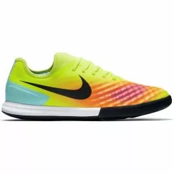 Nike Football Soccer Nike MagistaX Finale II TF Turf Shoes - Volt/Black-Total Orange-Pink Blast
