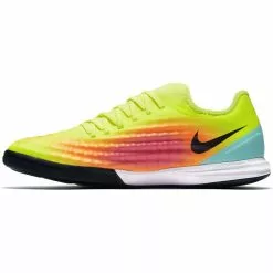 Nike Football Soccer Nike MagistaX Finale II TF Turf Shoes - Volt/Black-Total Orange-Pink Blast
