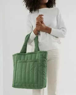 New Arrivals Baggu Puffy Tote - Eucalyptus