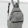 Bags Baggu Ripstop Backpack - Black Gingham