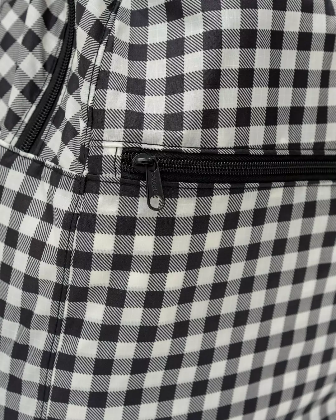 Bags Baggu Ripstop Backpack - Black Gingham 5 Bags Baggu Ripstop Backpack - Black Gingham