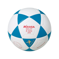 Mikasa Sports SWL317 Series Futsal Ball - White/Blue
