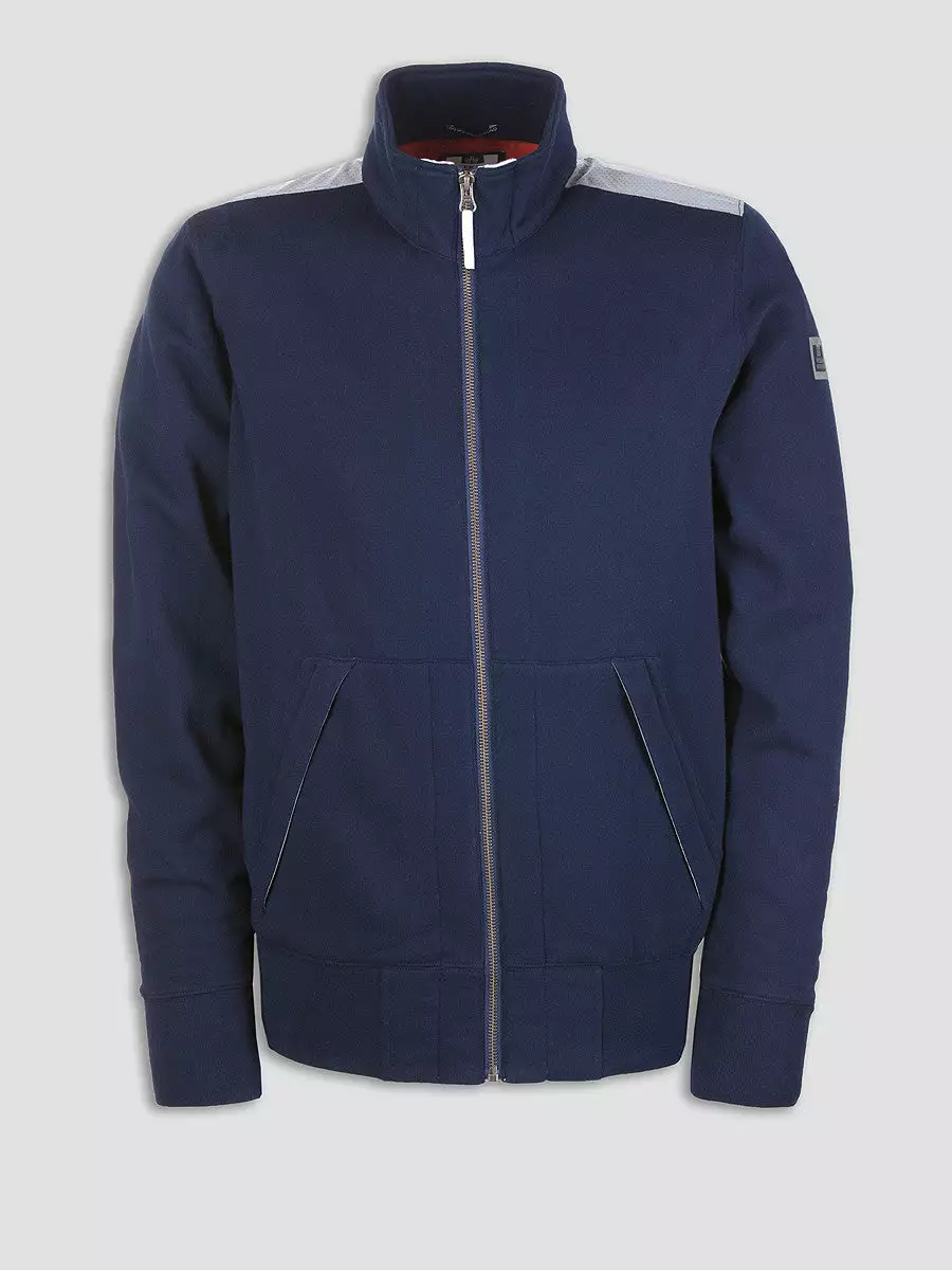 Outerwear Weekend Offender Dufaux Reflective Zip Up - Navy 6 Outerwear Weekend Offender Dufaux Reflective Zip Up - Navy