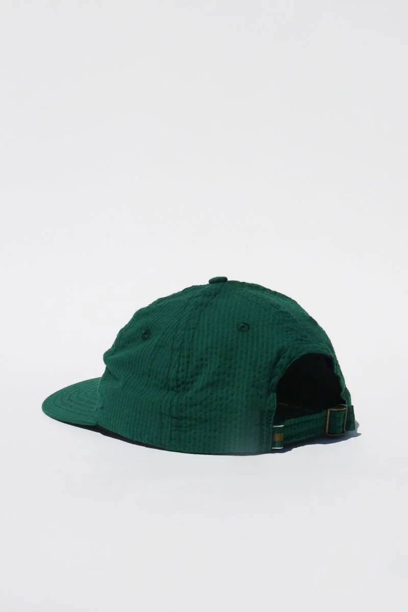 Headwear Lite Year Six Panel Seersucker Cap - Green 4 Headwear Lite Year Six Panel Seersucker Cap - Green