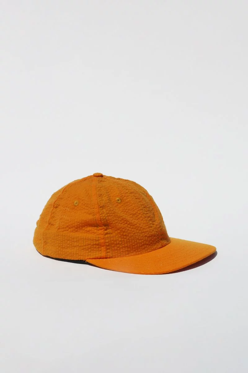 Lite Year Six Panel Seersucker Cap - Gold Headwear 2 Lite Year Six Panel Seersucker Cap - Gold Headwear