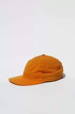 Lite Year Six Panel Seersucker Cap - Gold Headwear