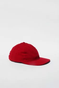 Lite Year Six Panel Seersucker Cap - Red Headwear