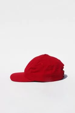Lite Year Six Panel Seersucker Cap - Red Headwear 6 Lite Year Six Panel Seersucker Cap - Red Headwear