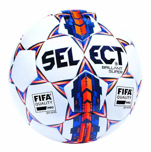 Select Sport Brillant Super Soccer Ball - White Soccer Balls 1 Select Sport Brillant Super Soccer Ball - White Soccer Balls