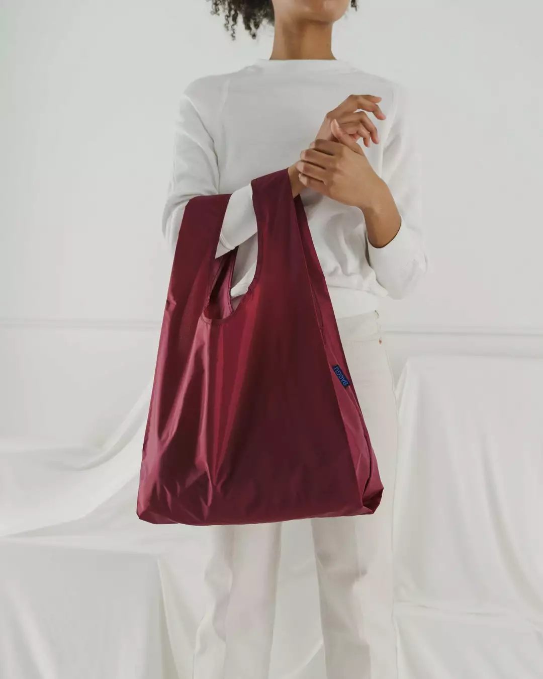 Baggu Standard Reusable Bag - Cranberry 2 Baggu Standard Reusable Bag - Cranberry