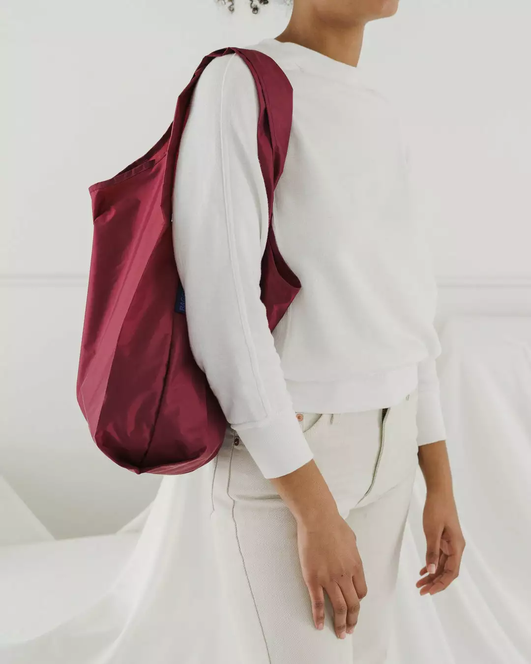 Baggu Standard Reusable Bag - Cranberry 4 Baggu Standard Reusable Bag - Cranberry