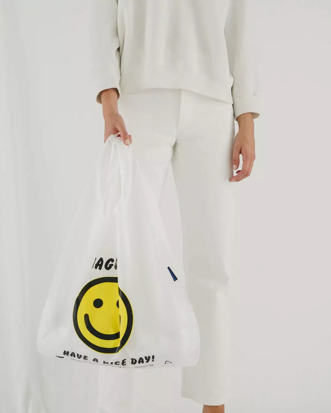 Baggu Standard Reusable Bag - Thank You Happy 4 Baggu Standard Reusable Bag - Thank You Happy