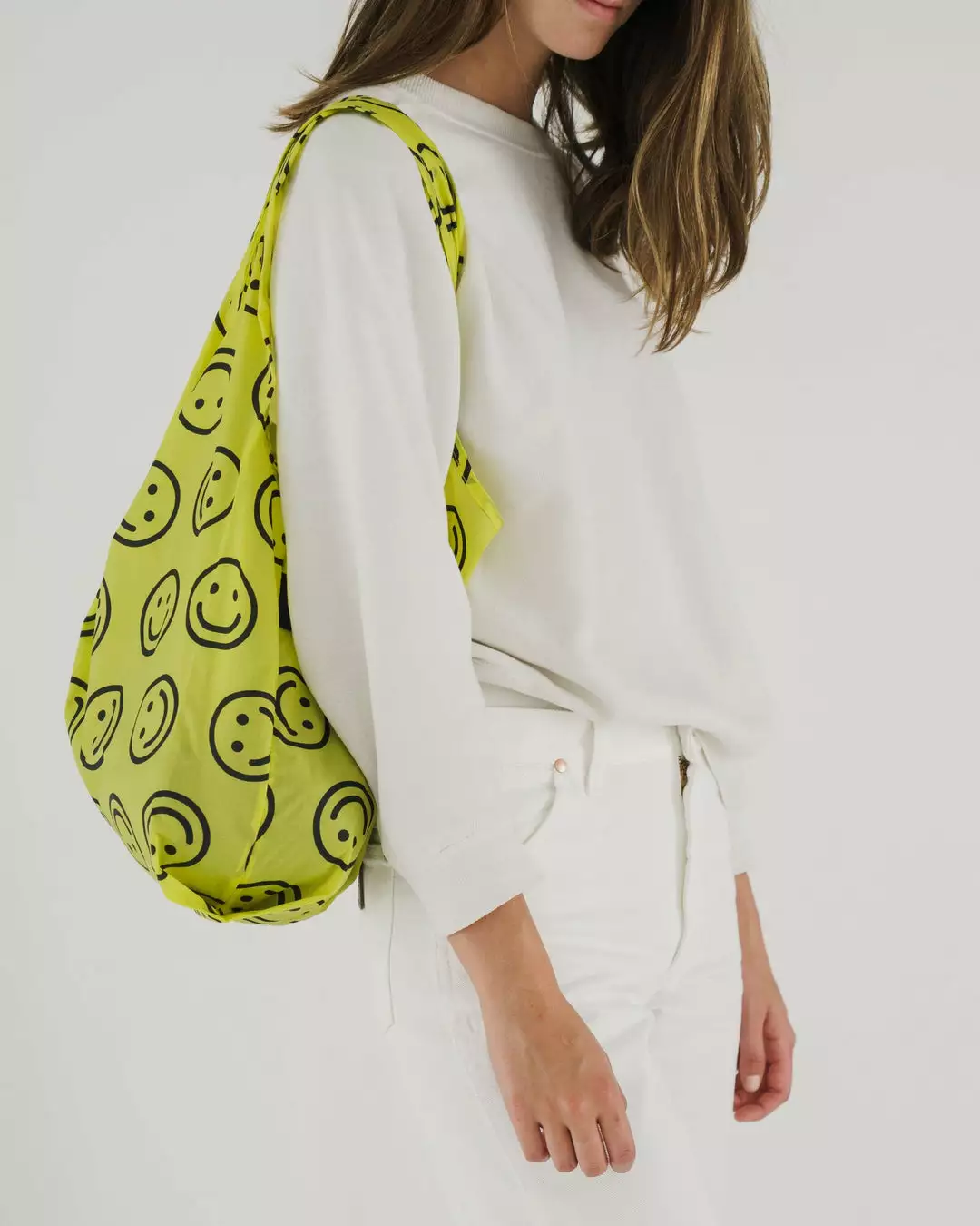 New Arrivals Baggu Standard Reusable Bag - Yellow Happy 2 New Arrivals Baggu Standard Reusable Bag - Yellow Happy