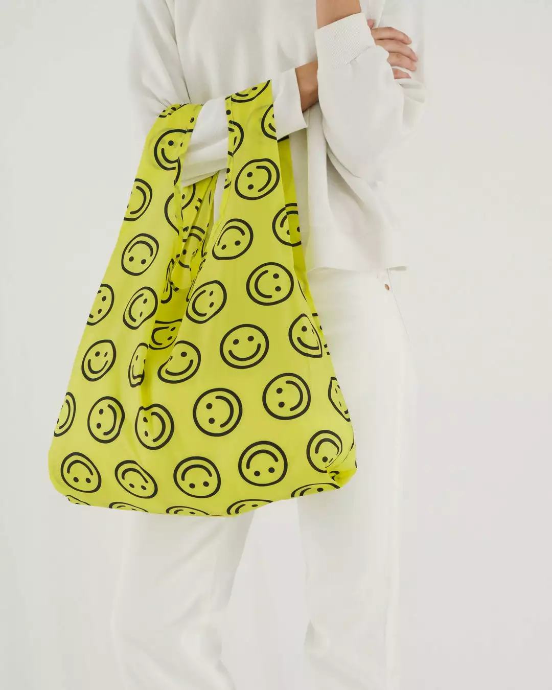 New Arrivals Baggu Standard Reusable Bag - Yellow Happy 3 New Arrivals Baggu Standard Reusable Bag - Yellow Happy