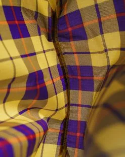 New Arrivals Baggu Standard Reusable Bag - Yellow Tartan
