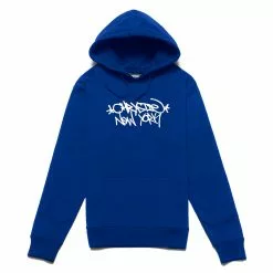 Chrystie NYC Tag Logo Hoodie - Royal Blue