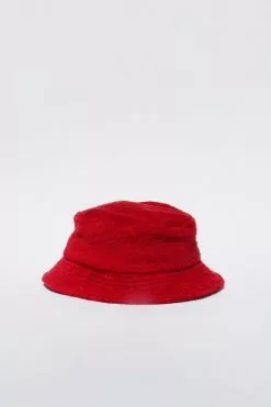 Headwear Lite Year Terry Bucket Hat - Red