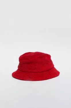 Headwear Lite Year Terry Bucket Hat - Red