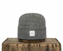 Headwear Upstate Stock American Mohair Beanie - Grey