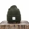 Headwear Upstate Stock 100% Wool Watchcap - Olive