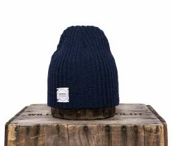 Upstate Stock Wharf Skully - Mariner Blue Headwear