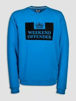 Outerwear Weekend Offender Penitentiary Classic Crewneck - Bondi Blue