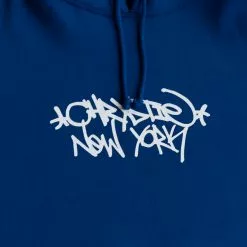 Chrystie NYC Tag Logo Hoodie - Royal Blue