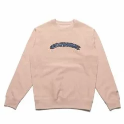 New Arrivals Chrystie NYC X Soho Warriors - SWFC Twisted Logo Crewneck / Light Pink