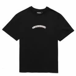 New Arrivals Chrystie NYC X Soho Warriors - SWFC Twisted Logo T-Shirt / Black