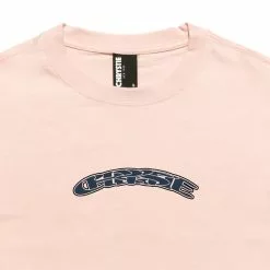 New Arrivals Chrystie NYC X Soho Warriors - SWFC Twisted Logo T-Shirt / Light Pink