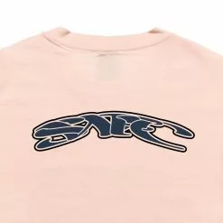 New Arrivals Chrystie NYC X Soho Warriors - SWFC Twisted Logo T-Shirt / Light Pink