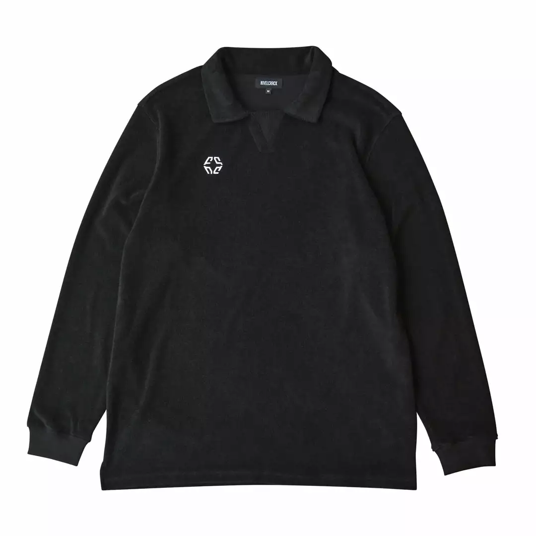 Nivelcrack Terry Drill Top - Black New Arrivals 1 Nivelcrack Terry Drill Top - Black New Arrivals