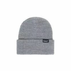Belief NYC Waffle Beanie - Heather Grey