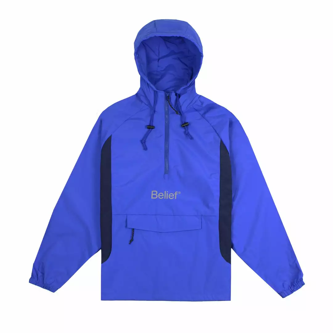 Belief NYC Sport Logo Anorak - Royal New Arrivals 1 Belief NYC Sport Logo Anorak - Royal New Arrivals
