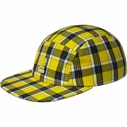Kangol Summer Plaid 5-Panel Baseball Hat - Yellow Plaid