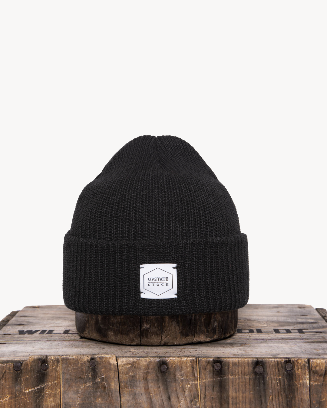 Upstate Stock Eco-Cotton Watchcap - Black 1 Upstate Stock Eco-Cotton Watchcap - Black