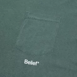 New Arrivals Belief NYC Core Pocket Tee - Pine