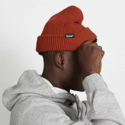 Belief NYC Waffle Beanie - Rust