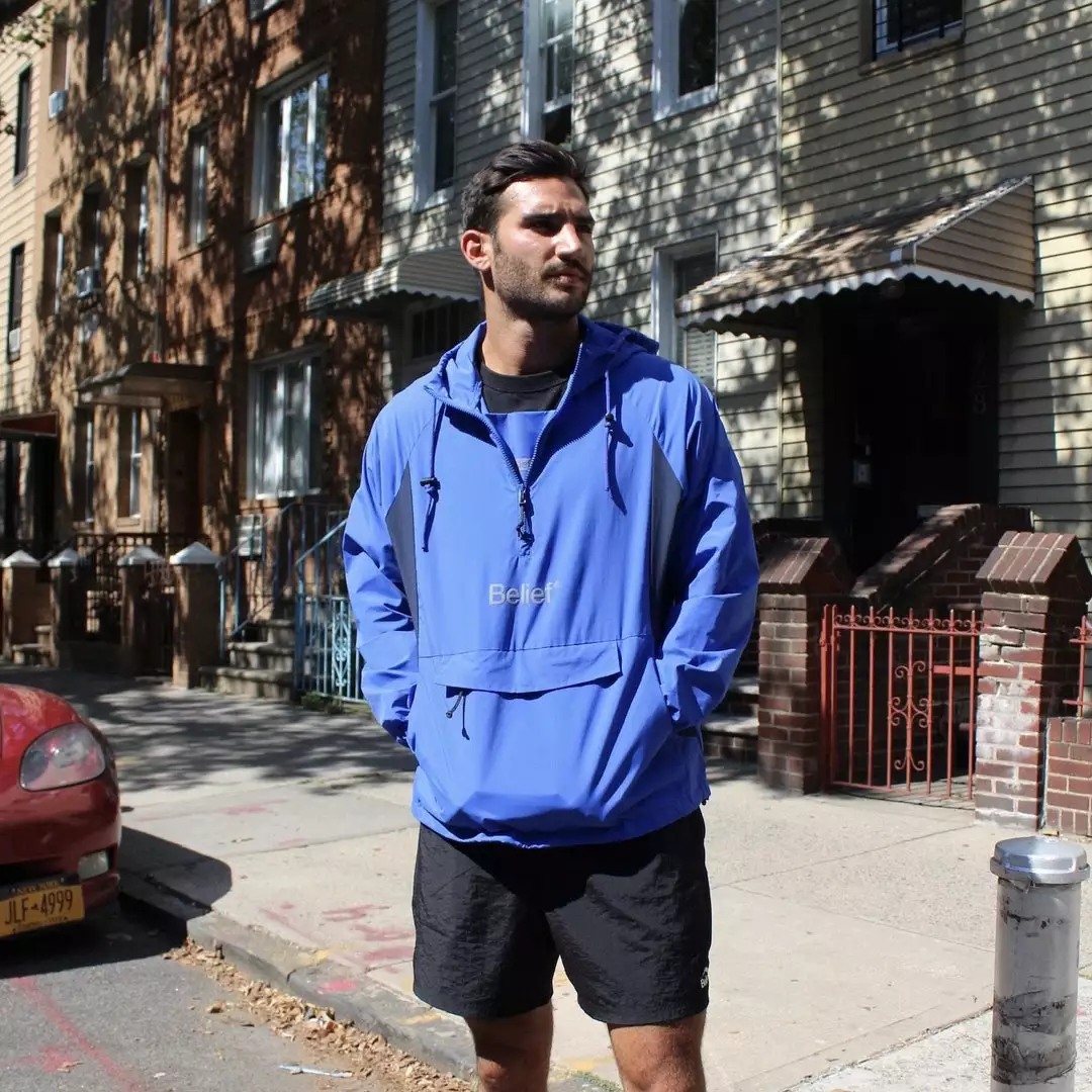 Belief NYC Sport Logo Anorak - Royal New Arrivals 4 Belief NYC Sport Logo Anorak - Royal New Arrivals