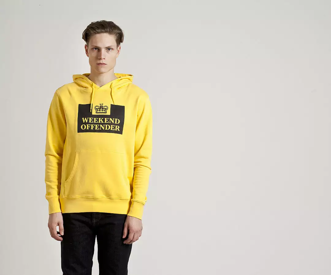 Weekend Offender HM Service Classic Hoodie - Beeswax Outerwear 1 Weekend Offender HM Service Classic Hoodie - Beeswax Outerwear