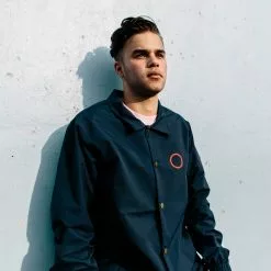 Outerwear MIDFLD Enso Coaches Jacket - Navy Blue 8 Outerwear MIDFLD Enso Coaches Jacket - Navy Blue