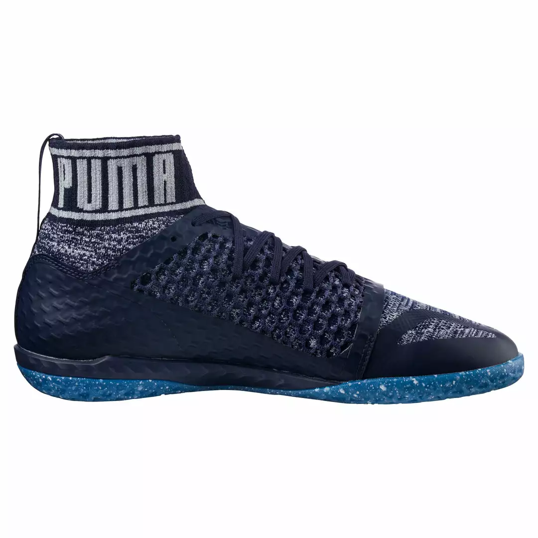 PUMA Football PUMA 365 EvoKNIT NETFIT CT Indoor Soccer Shoes - Peacoat-Quarry-White 3 PUMA Football PUMA 365 EvoKNIT NETFIT CT Indoor Soccer Shoes - Peacoat-Quarry-White