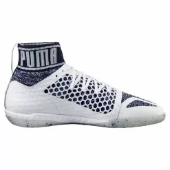 PUMA Football PUMA 365 EvoKNIT NETFIT CT Indoor Soccer Shoes - White-Peacoat-Quarry 8 PUMA Football PUMA 365 EvoKNIT NETFIT CT Indoor Soccer Shoes - White-Peacoat-Quarry