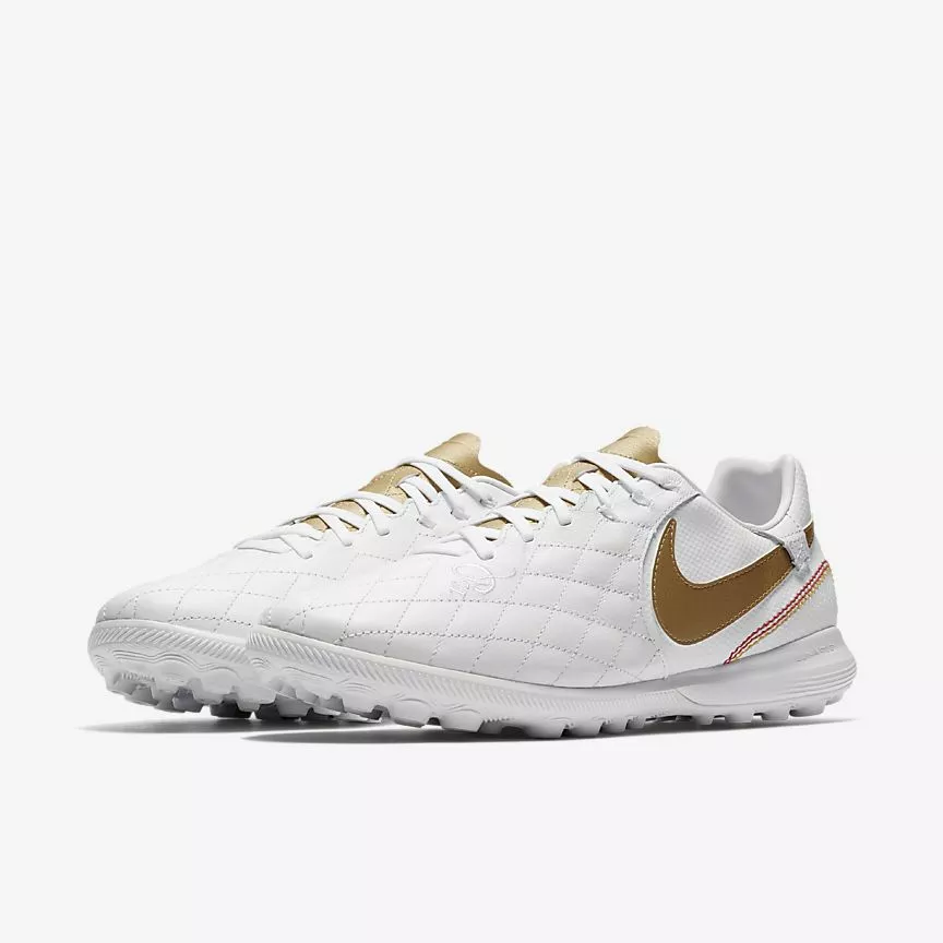 Nike Football Nike Lunar LegendX 7 Pro 10R TF - Turf Soccer Shoes - White/Metallic Gold 1 Nike Football Nike Lunar LegendX 7 Pro 10R TF - Turf Soccer Shoes - White/Metallic Gold